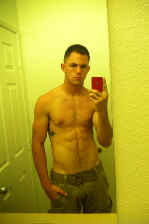 militaryboysunleashed:  21 year old Marine stationed in Hawaii.  Have a very long vid of him jacking off, talking dirty and cumming, but poor quality, and too long.  I will see what I can do about cleaning it up and shortening it on a later date. :)