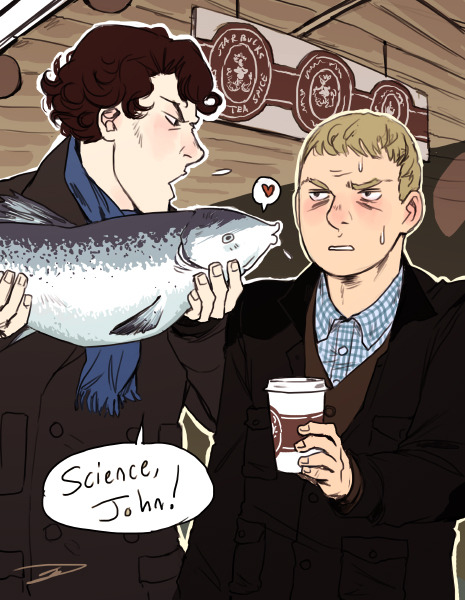 some postcard designs for a Seattle Sherlock convention! it&rsquo;s being organized