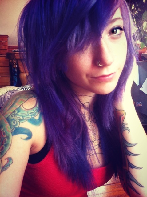 marytsunami:  when i was purple. 