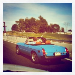 Just wanna run over his tiny ass car (Taken with Instagram at NJ Turnpike Traffic Hell)