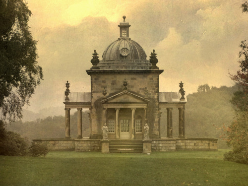 a-l-ancien-regime:  Temple of the Four Winds, Castle Howard Castle Howard, the home of the Howard family for over 300 years, may be best known as the filming location for the series Brideshead Revisited. This is a small “temple” at the far end of