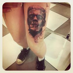 fuckyeahtattoos:  My Frankenstein. Done by