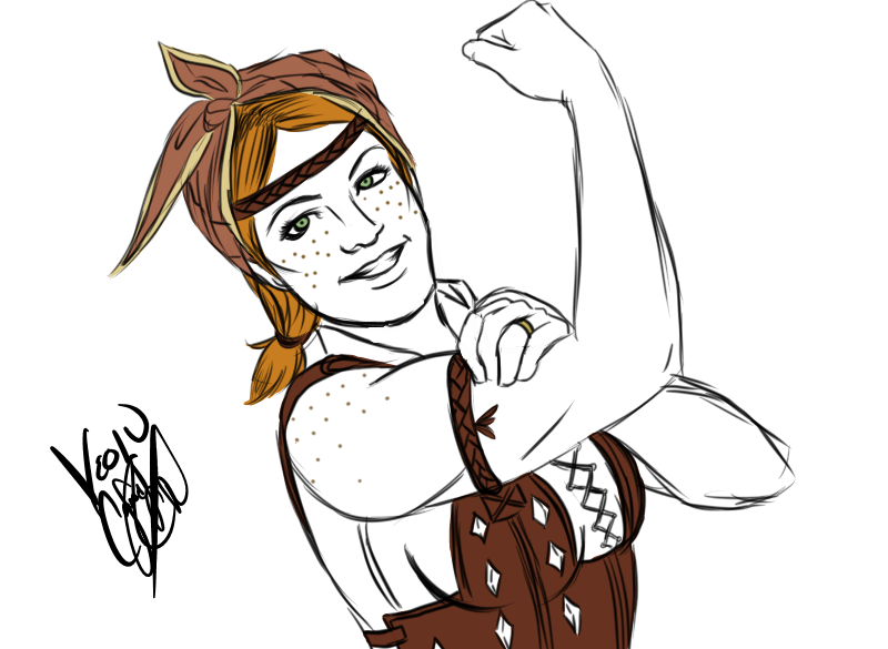 chakwas:  veolu:  Hell yeah i want some Aveline. Sexy strong women &lt;3333 There