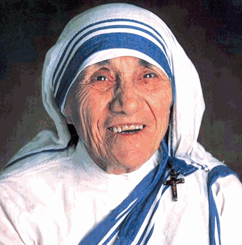 ‎Mother Teresa &hellip; her very name means Push Girl. This tiny woman with a big heart