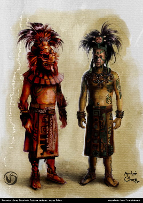 warriorpeople:Title: Chacs.Date: November 2005.Media: Pencils, digital painting.Description: The Cha