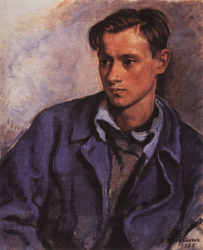 catonhottinroof:  Zinaida Serebriakova   Portrait of her son Alexander,  1925