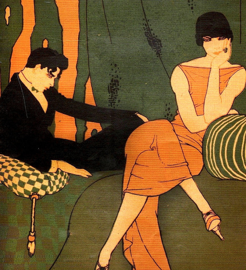 moika-palace:  Illustration by Ernesto “El Chango” García Cabral (1890-1968). 
