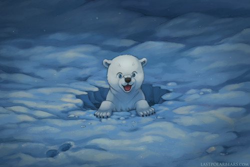 lcibos:“Wow!!”Nanook sees the world outside the den for the first time.An illuminated panel from my 
