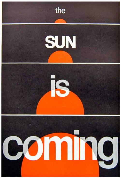 freakyfauna - The Sun is Coming.From the 1965 Penrose Annual.