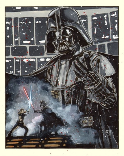 thehauntedrocket:  Darth Vader by Rich Hennemann 