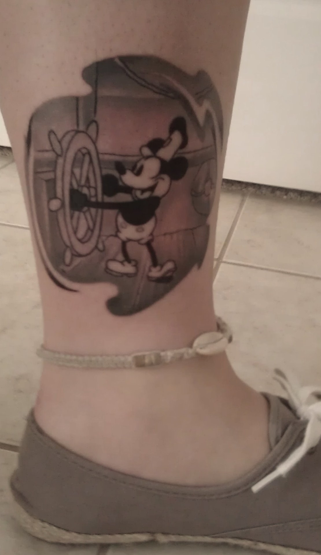 Tattoo uploaded by Colt Obst  Custom mickey mouse steam boat willie  Disney tsttoos are the best  Cant wait to do more  Tattoodo