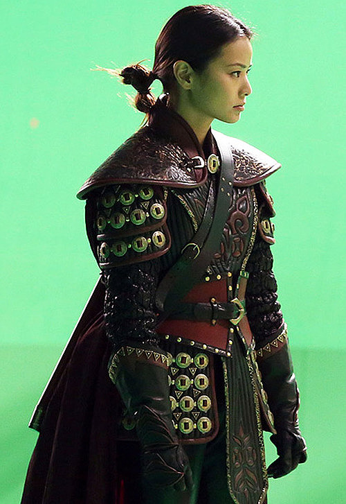 “I go on a journey with Prince Phillip to find his princess, Aurora,” teases Mulan’s portrayer, Jami
