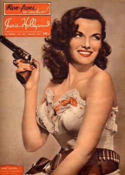 spyraleyes:  Jane Russell & a Gun.