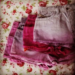 Shorts I made/customised :)  (Taken with Instagram)   https://m.facebook.com/eleanorjay91?__user=503666994#!/EopElephantsOnParade?__user=503666994