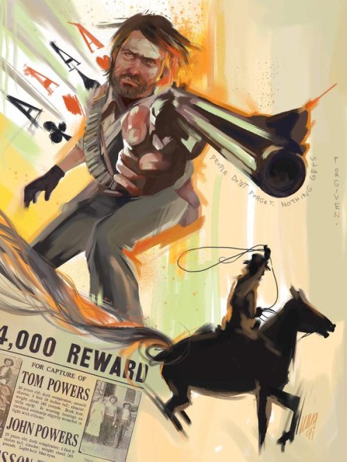 bluedogeyes:  John Marston by Maria Emegè 