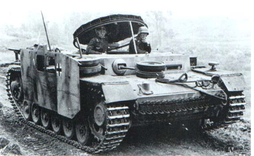 historicaldetailsandstuff:This old Panzer III has been converted into a Munitionspanzer (ammunitions