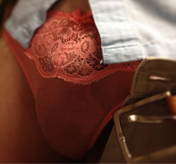 sirenofthelingeriedept:  xdressscorpion:  thepantydrawer:  Today’s panty peek!  The perfect start to the day!  Panties are just so superior. Men deserve them. 