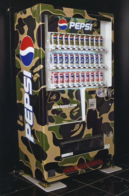 BAPE x Pepsi, 2003 vending machine.