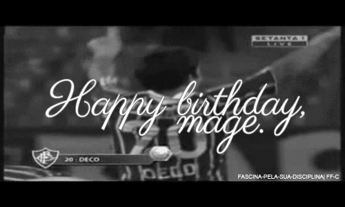 Happy birthday, Deco.    
