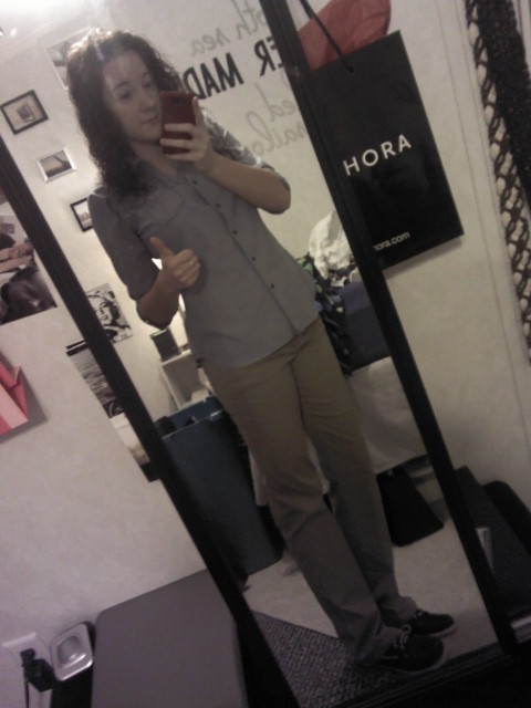 LOL first day of school having to look like a lesbian cause of dress code. Shit sux.