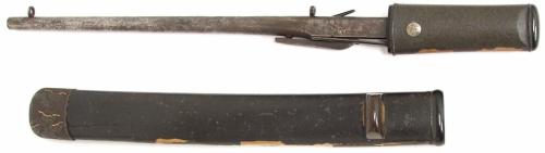 Tanto PistolMade in Japan in the 19th century, in its sheath it looked like an ordinary tanto dagger