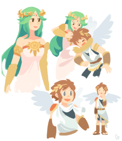 gigidigi:  Pit and Palutena 