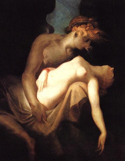 mventus:Cupid and Psyche (1810) - Henry Fuseli
