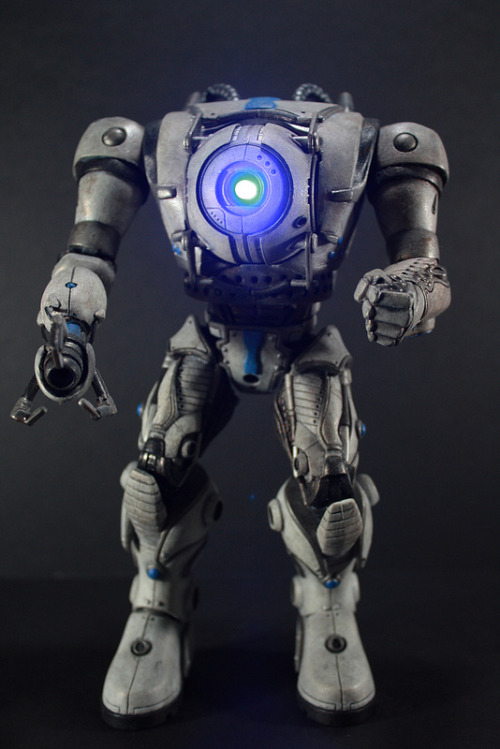 ianbrooks: Wheatley Battle Suit by Donald Kennedy / Kody Koala Tiny little Wheatley is now a giant r