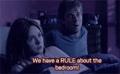 pondspondsponds:We have a RULE about the bedroom! x