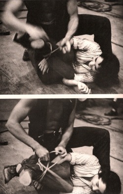 mymouthistaped:  Elizabeth Taylor being hogtied by James Dean 