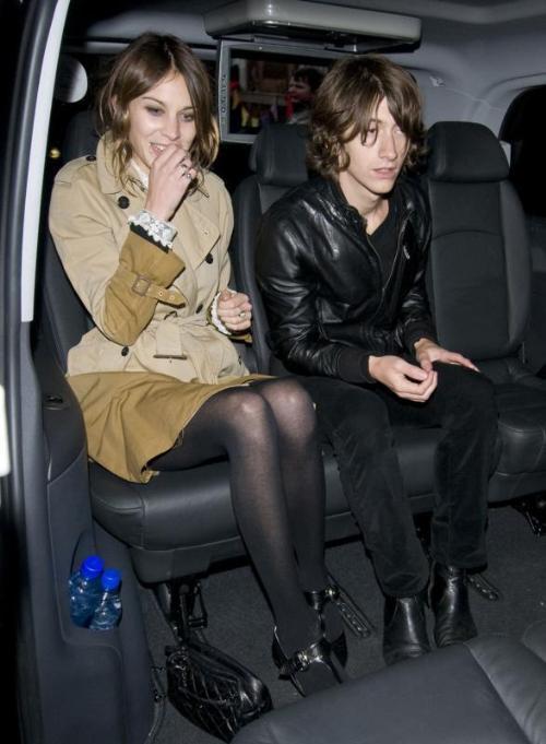 Alexa Chung and Alex Turner