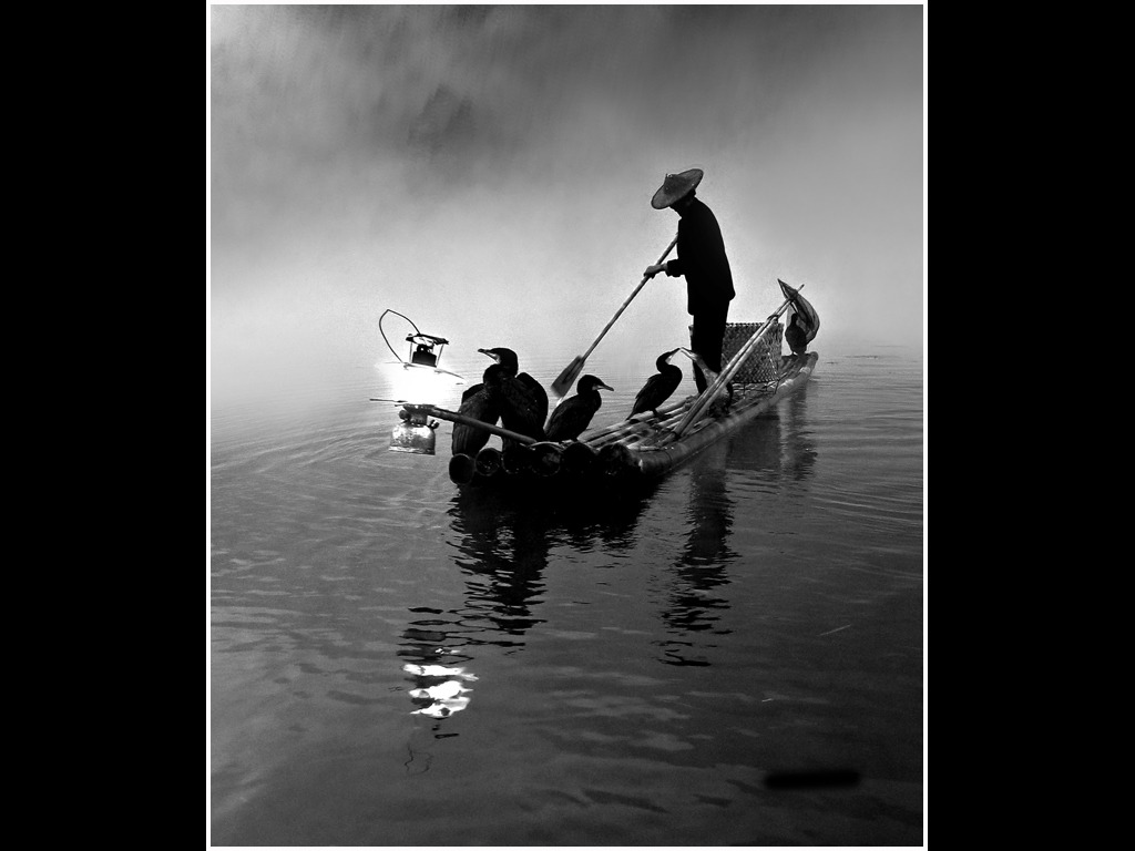 Cormorants and fishermen- Chen Devid