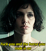 dameangelina:   Angelina Jolie and her favourite curse word.∟Another Queen-Angelina