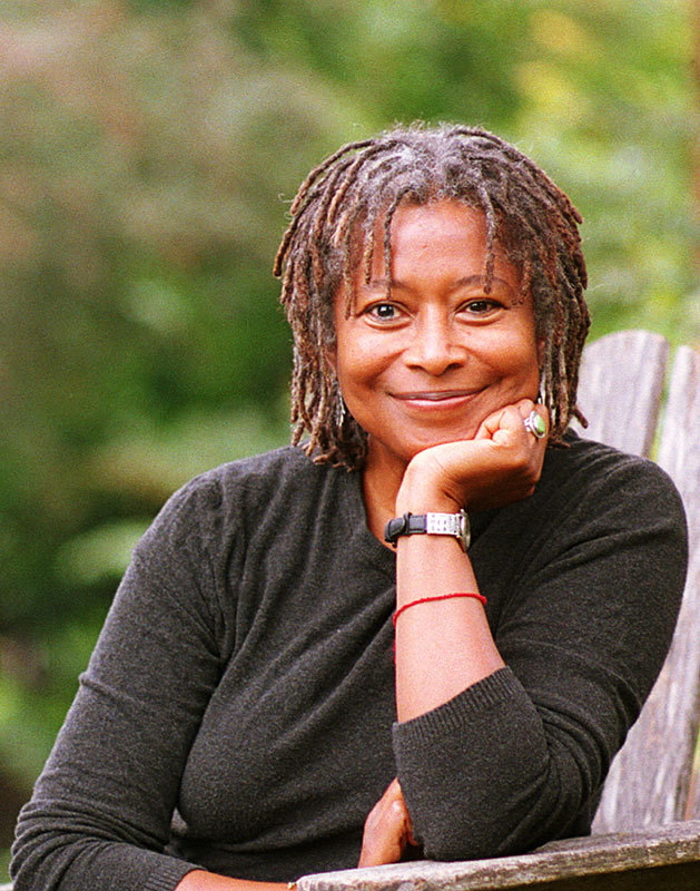 Alice Walker sees the world differently, and not just because a