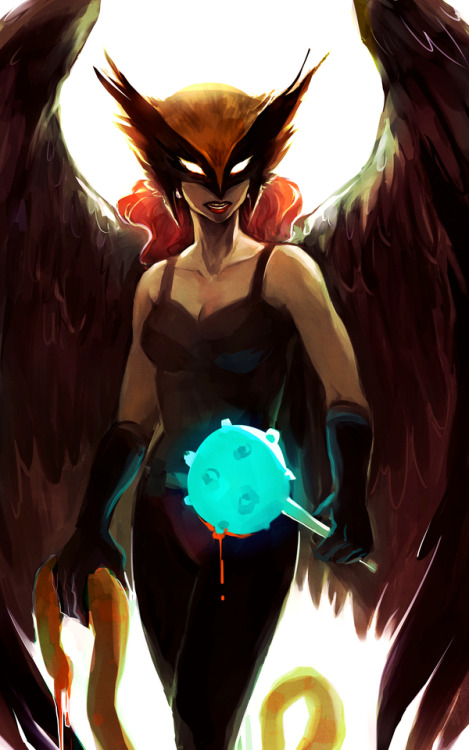 youngjusticer:Angel sent from the heavens. Hawkgirl, by Jim Moriarty.