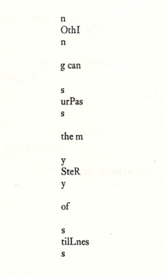 Visual-Poetry:  “Poem 42” By E.e. Cummings (From The Book “73 Poems”) 