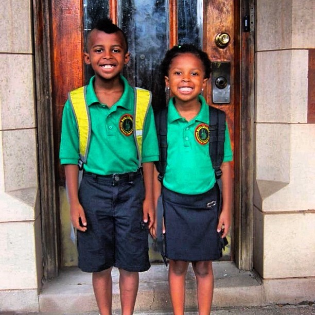 Ready for the 1st day of school. #thejrz #instaphoto #family #school #BettyShabazz