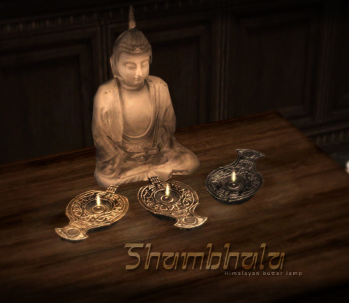 Tibetan butter lamp from Dreamfall. (TBTO-gift for Uleishi)