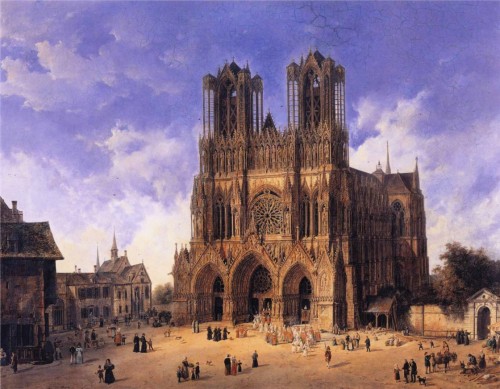 Domenico QuaglioReims Cathedral