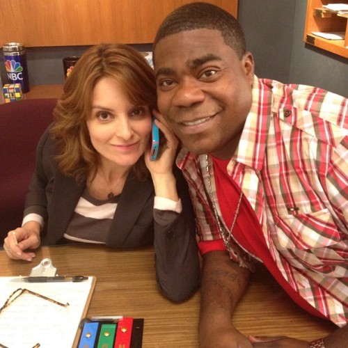 bossypants:“Me and Tina puttin in twerk!! #30Rock @nbc30rock” - realtracymorgan