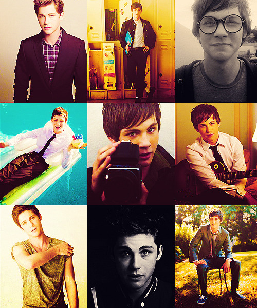icatchingfire:  9 favorite photos of Logan lerman → No in particular order. 
