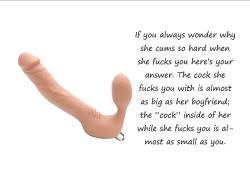 cuckhusb:  Courtesy of HouseSlaveSissy via www.cuckoldplace.com.   Wendy has this exact same dildo.