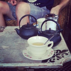Took Jon to the Witches Brew for tea, sandwiches and eventually some coffee too :) #awonderfultuesday (Taken with Instagram)
