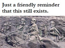 theatrestarkid:  The above is a photograph of the mountain carving Stone Mountain