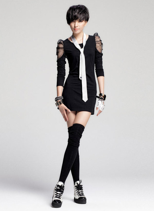 XXX youshiki:  Shirred Sleeve Wing Print Dress photo