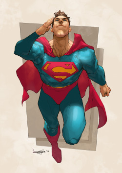  DC Superheroes // artwork by Barnaby Bagenda