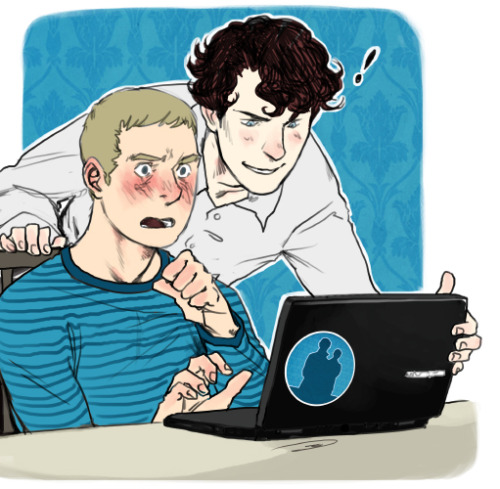 for fuckyeahjohnlockfanfic !! if you like johnlock fics, consider following these guys; their blog has a great fic collection and they spend tons of time writing up reviews and posting often. i’ve found a few of my favorite fics based on their recs