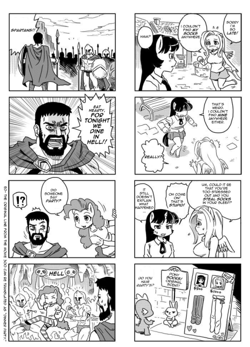 Porn Pics MLP 4KOMA 4 Thanks for Translation by dracorunan