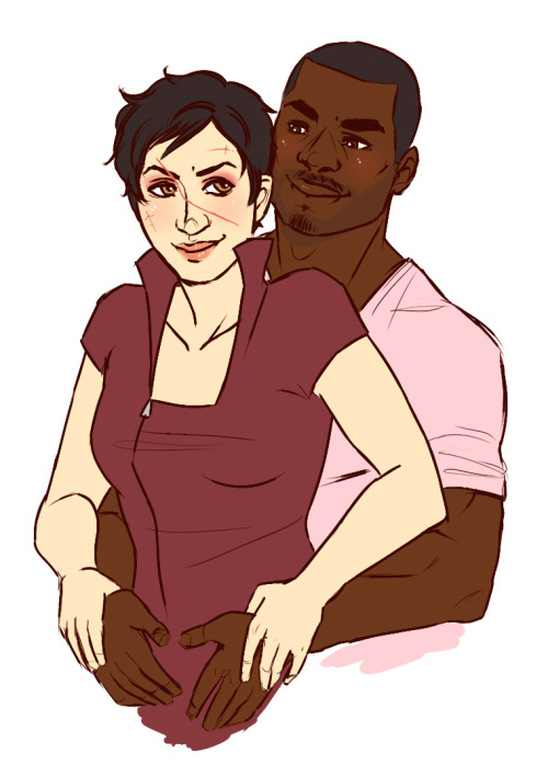 watermelon-tei: theginachu: james—vega: theginachu: misidoesthings: Ainell Shepard and Jacob, 