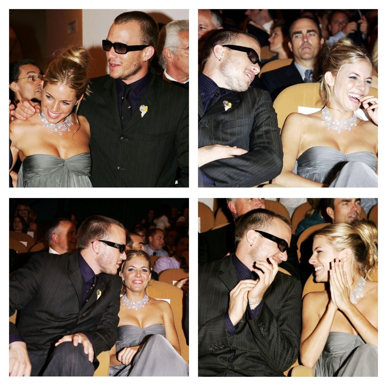 thebeautifulheath:  Heath with co-star Sienna Miller during the promotion of Casanova